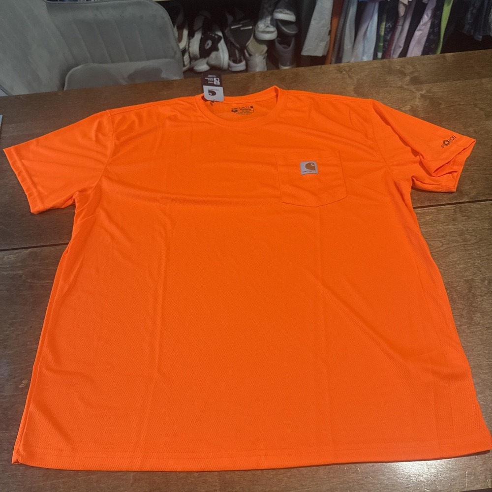 Carhartt Men's High Visibility Force Color Enhanced Short Sleeve T-Shirt XL NWT